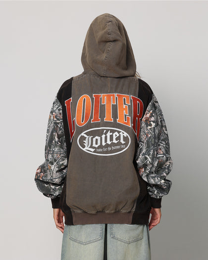 Loiter Splinter Hoodie Khaki/Camo