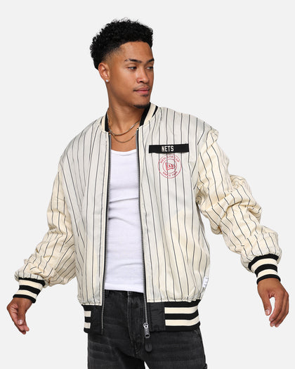 New Era X Alpha Industries Brooklyn Nets L-2B Bomber Jacket Black