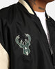 New Era X Alpha Industries Milwaukee Bucks L-2B Bomber Jacket Black