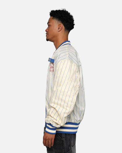 New Era X Alpha Industries Philadelphia 76ers L-2B Bomber Jacket Blue
