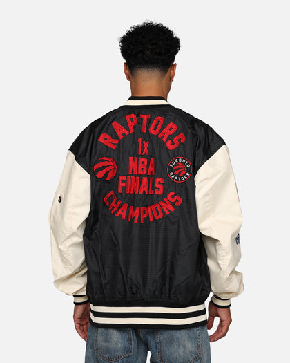 New Era X Alpha Industries Toronto Raptors L-2B Bomber Jacket Black