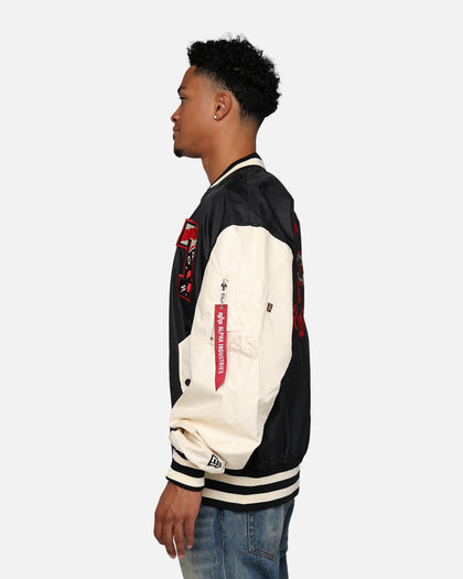 New Era X Alpha Industries Toronto Raptors L-2B Bomber Jacket Black
