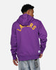 New Era X Alpha Industries Los Angeles Lakers Zipper Hoodie Purple