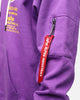 New Era X Alpha Industries Los Angeles Lakers Zipper Hoodie Purple