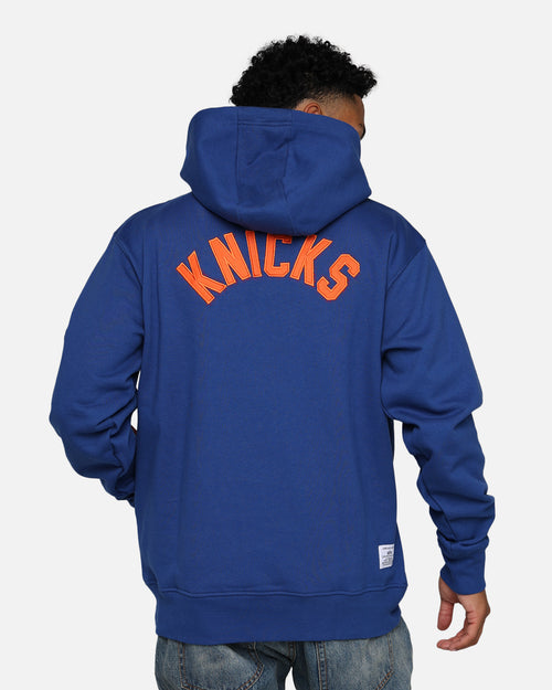 New Era X Alpha Industries New York Knicks Zipper Hoodie Blue