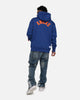 New Era X Alpha Industries New York Knicks Zipper Hoodie Blue