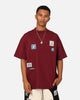 Carre Avant Oversized T-Shirt Maroon
