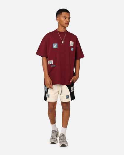 Carre Avant Oversized T-Shirt Maroon