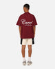 Carre Avant Oversized T-Shirt Maroon