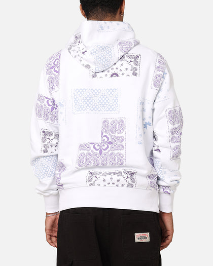 Carre Fragment Paisley Hoodie White