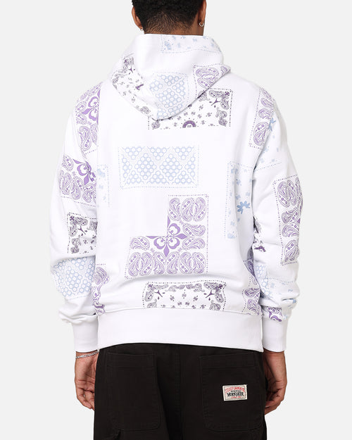 Carre Fragment Paisley Hoodie White