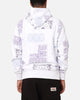 Carre Fragment Paisley Hoodie White