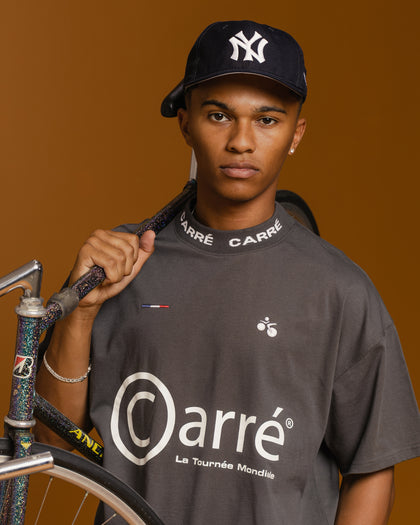 Carre Tournee Oversized Short Sleeve T-Shirt Coal