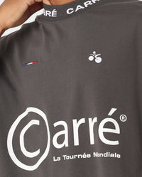 Carre Tournee Oversized Short Sleeve T-Shirt Coal