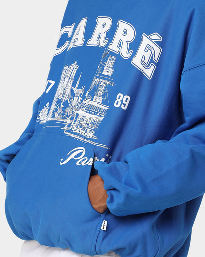 Carre Vues Oversized Superior Hoodie Blue