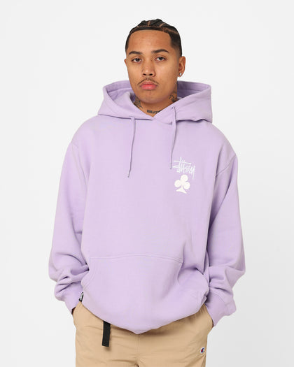 Stussy House Of Cards Hoodie Lilac