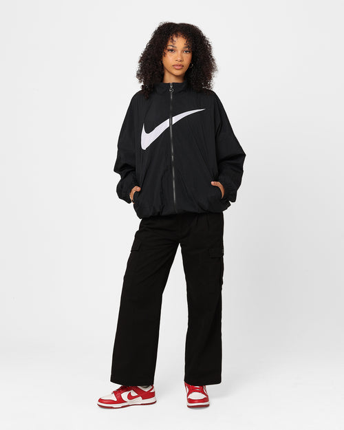 Nike Women's Sportswear Essential Woven Jacket Black/White