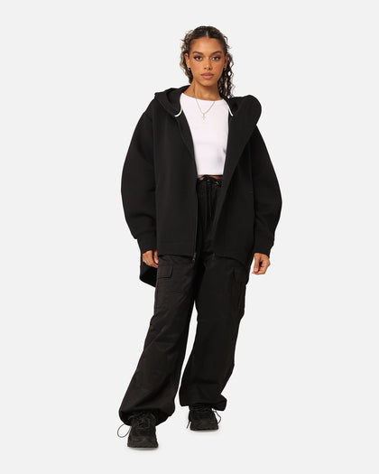 Nike Women's Sportswear Tech Fleece Oversized Full-Zip Hoodie Cape Black/Black