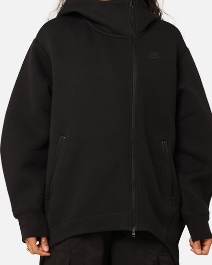 Nike Women's Sportswear Tech Fleece Oversized Full-Zip Hoodie Cape Black/Black