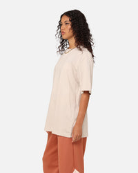Nike Women's Sportswear Essentials T-Shirt Light Orewood Brown/White