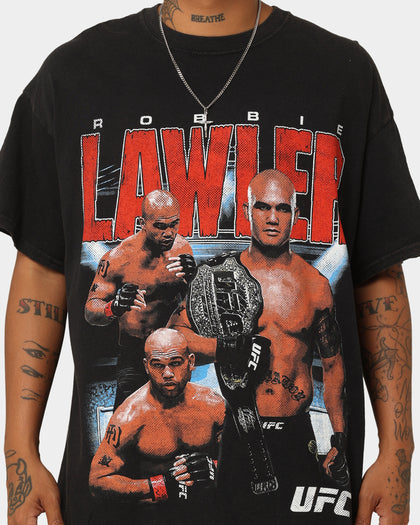 UFC By Goat Crew Robbie Lawler Vintage T-Shirt Black Wash