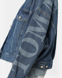 Tommy Jeans Women's Oversized Wide Sleeve Jacket Denim Medium 02