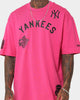 New Era New York Yankees 'Tropical Punch Script Pack' Oversized T-Shirt Hot Pink