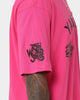 New Era New York Yankees 'Tropical Punch Script Pack' Oversized T-Shirt Hot Pink