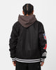 New Era Las Vegas Raiders Nylon Varsity Jacket Black