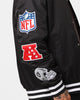 New Era Las Vegas Raiders Nylon Varsity Jacket Black