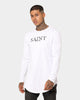 Saint Morta Cursive El Duplo Long Sleeve T-Shirt White/Black