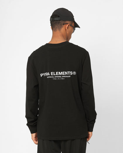 Pyra Markers Long Sleeve T-Shirt Black/White