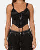 Playboy Women's Monochrome Corset Top Black