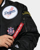 New Era X Alpha Series X MLB Los Angeles Dodgers MA-1 Bomber Jacket Black
