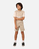 Adidas Kids' Adicolour Shorts and T-Shirt Set Wonder Beige