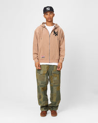 New Era New York Yankees Oversized Zip Hoodie Tumbleweed