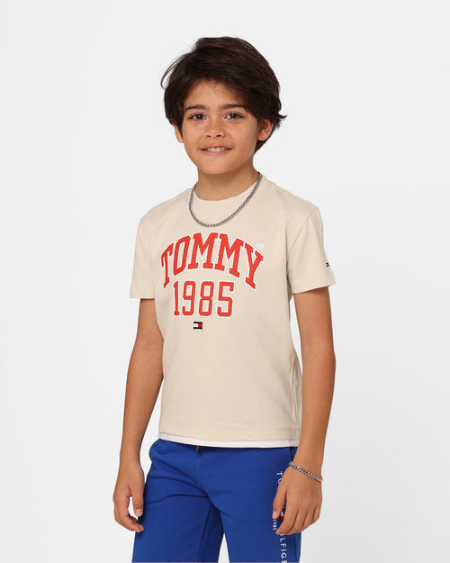 Tommy Hilfiger Kids' Tommy Varsity T-Shirt Beige