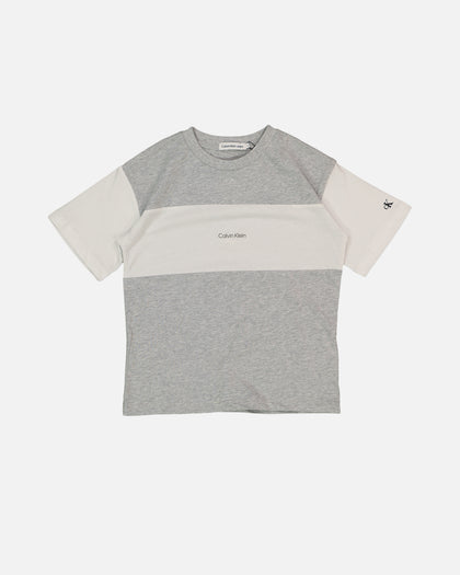 Calvin Klein Kids' Colour Block T-Shirt Grey