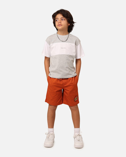 Calvin Klein Kids' Colour Block T-Shirt Grey