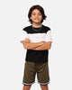 Calvin Klein Kids' Colour Block T-Shirt Black