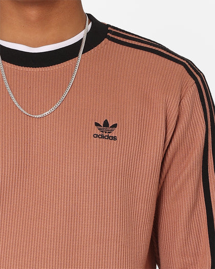 Adidas Adicolour Q2 Waffle Crewneck Clay Strata