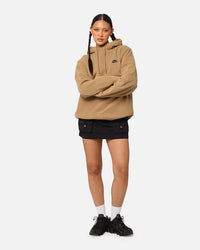 Nike Fleece Winter Pullover Hoodie Dark Driftwood/Black