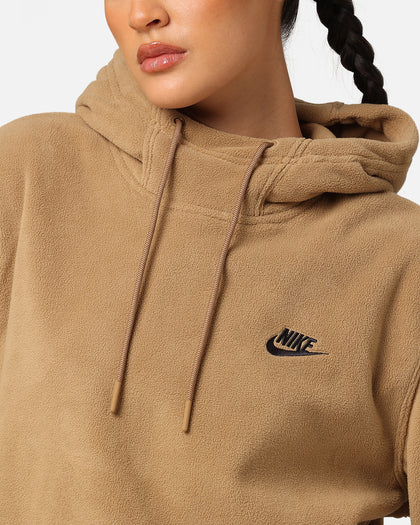 Nike Fleece Winter Pullover Hoodie Dark Driftwood/Black