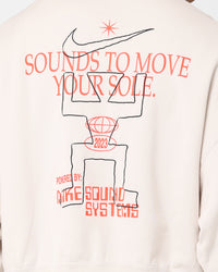 Nike Sportswear Trend Fleece Crewneck Phantom/Black/Bright Crimson