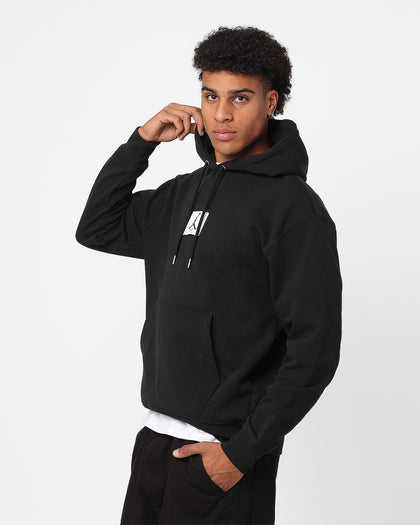 Jordan Essentials Statement Fleece Pullover Hoodie Black/Sail