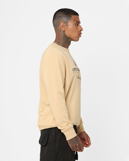 Jordan Flight MVP Lightweight Fleece Crewneck Sesame