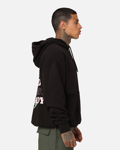 Playboy Rose Stack Hoodie Black