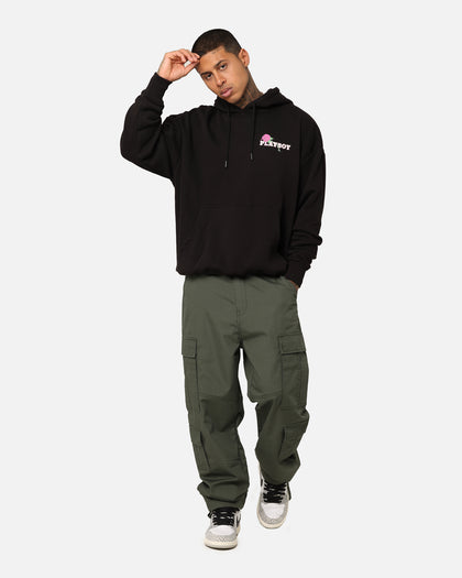 Playboy Rose Stack Hoodie Black