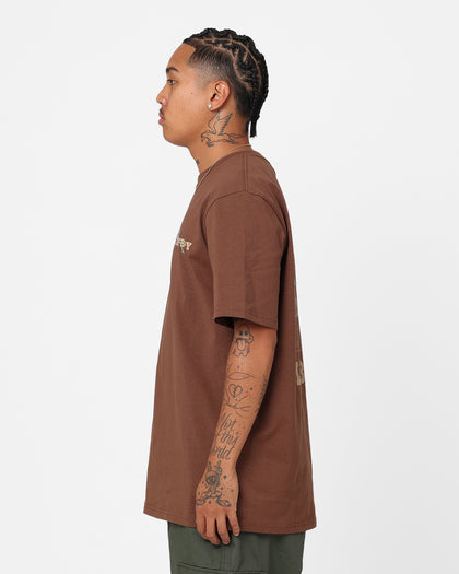 Playboy Rose Stack T-Shirt Brown