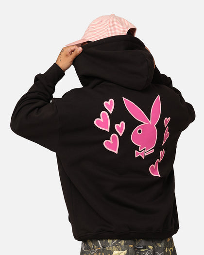 Playboy PB Heart Hoodie Black